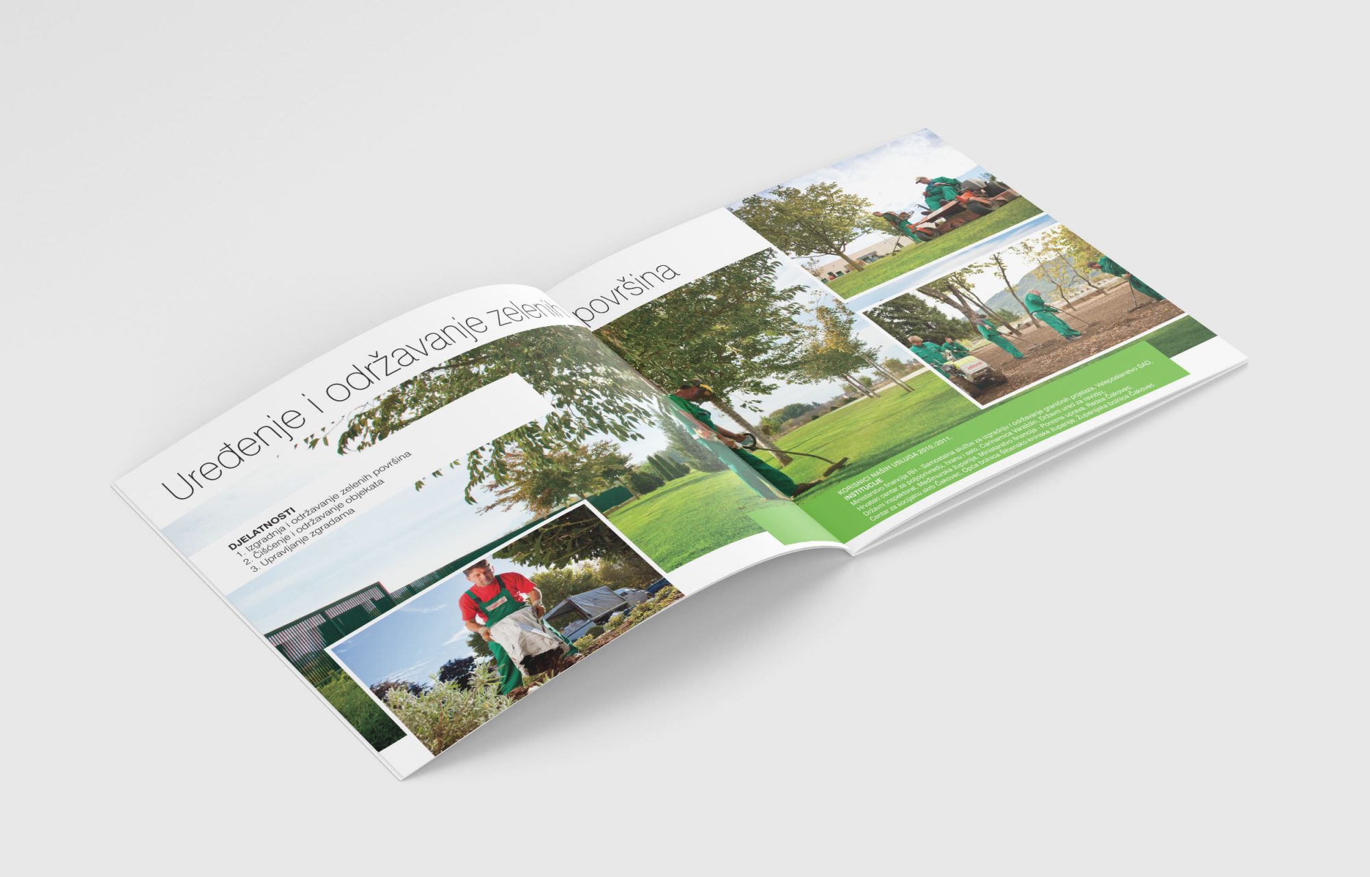 Free Square Brochure Mockup